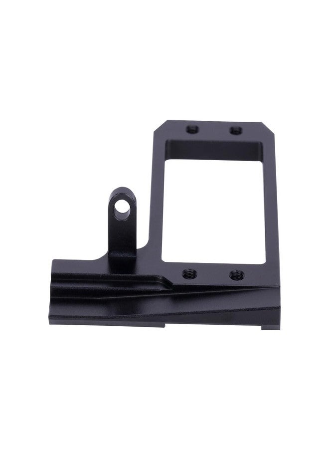 YSKMLOLP 1/10 RC Servo Mount,CNC Front Axle BAT Servo Mount Low Center of Gravity for 1/10 RC Crawler Vanquish VS4-10 Phoenix F10 Portal Axle LCG Chassis DIY (Black) - Image 3